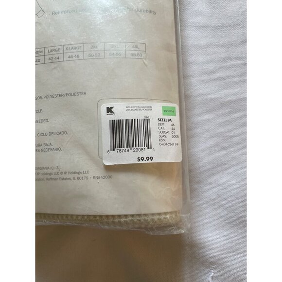 Joe Boxer Mens Thermal Crew Long Sleeve Shirt M 80% Cotton 20% Polyester Warm Ri - Picture 6 of 8